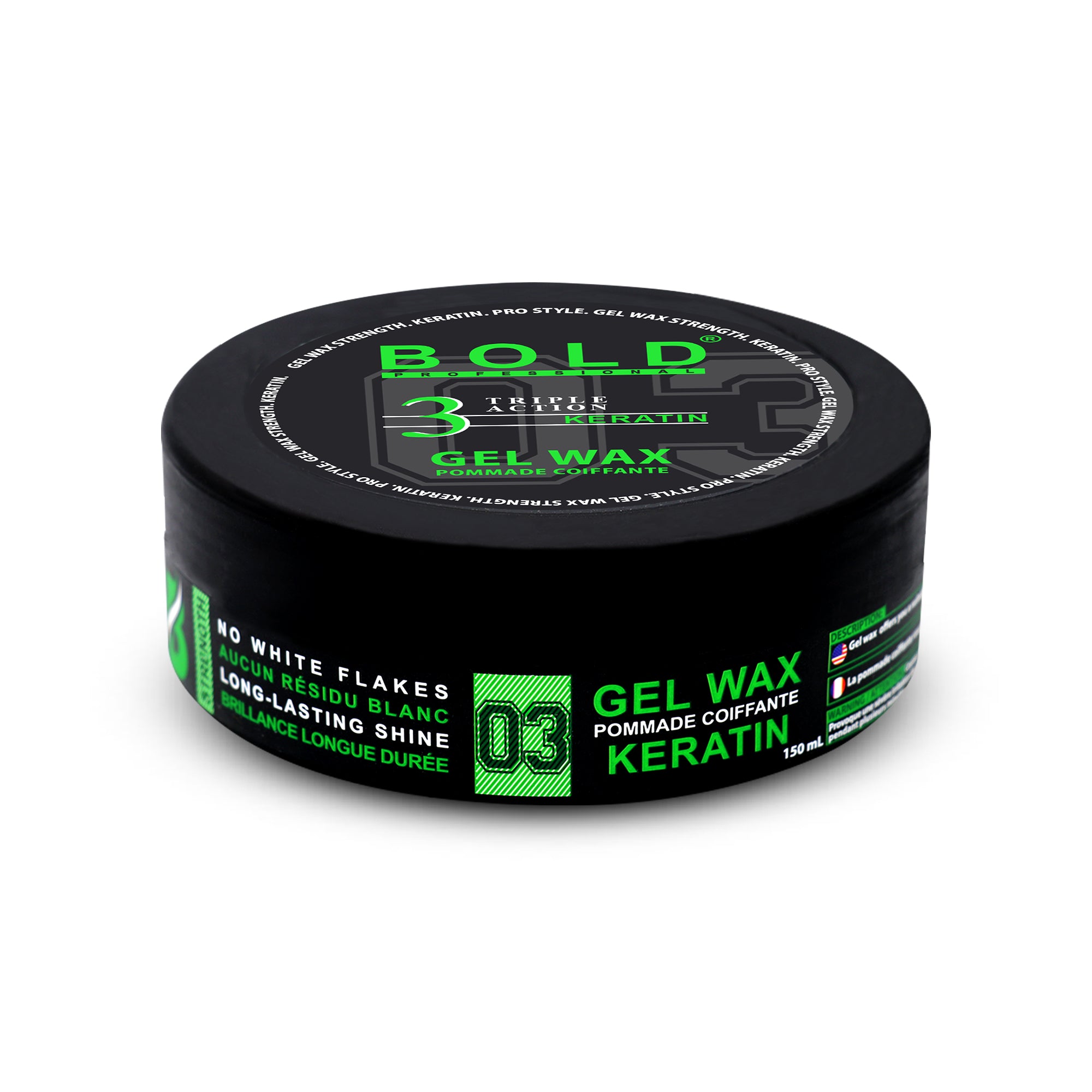 Hair Styling Pomade Wax - 150 mL | 250 mL | 500 mL
