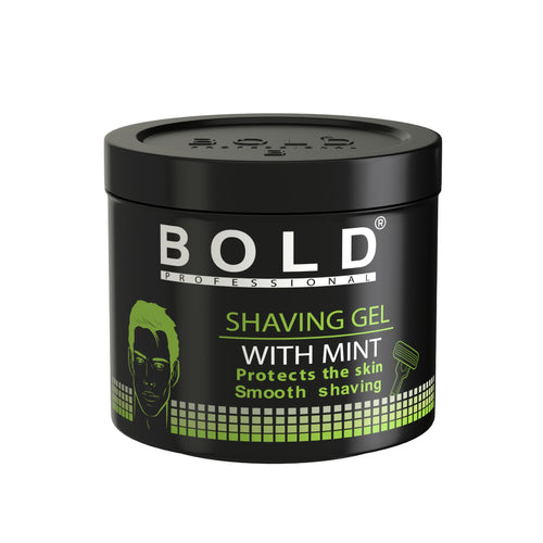 BOLD Shaving Gel With MINT - 500 mL - BOLD Professional