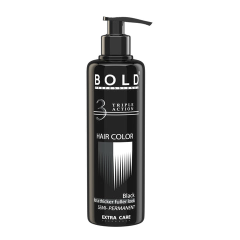 STYLING & WHITE HAIR COVERING BLACK GEL - 250 mL